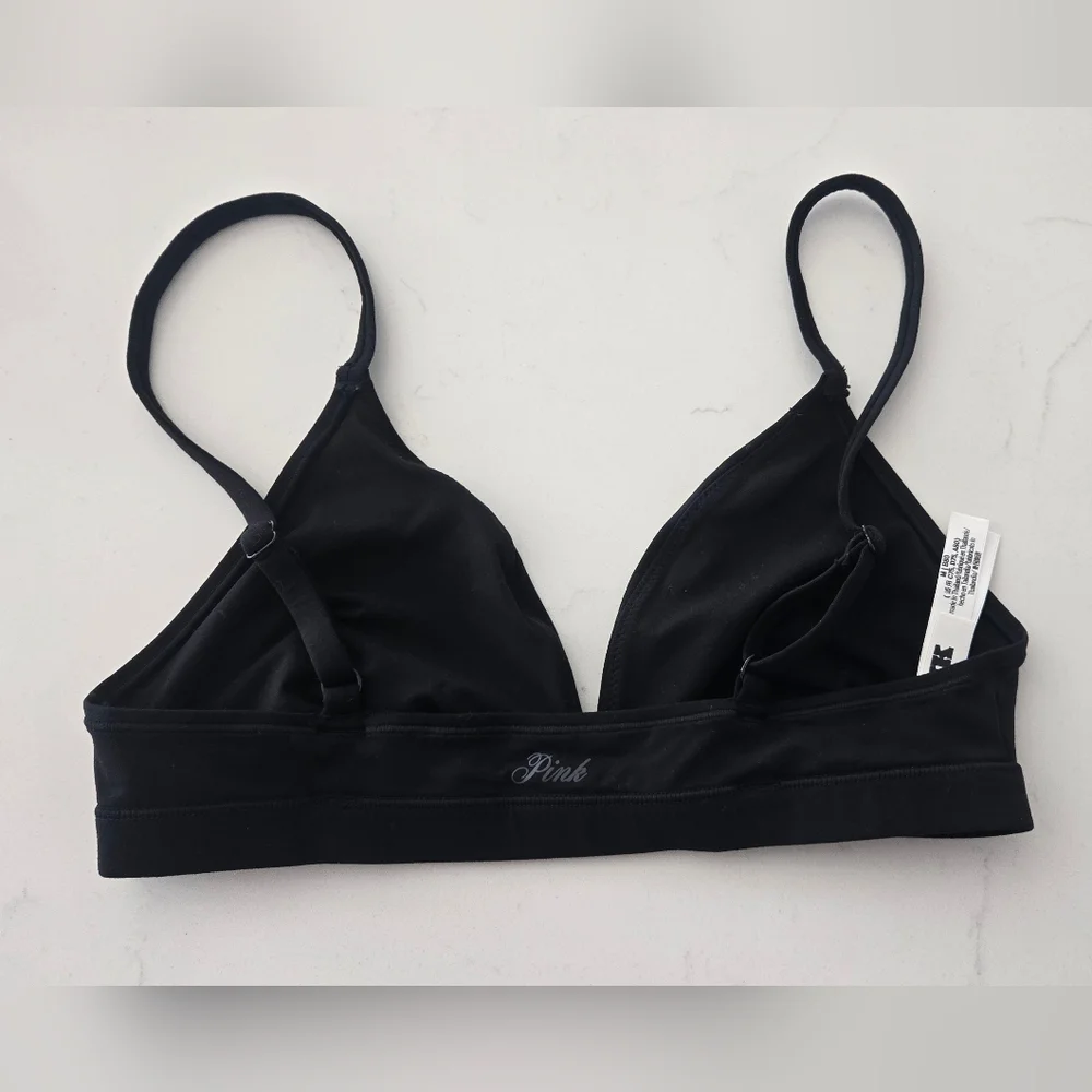 VS PINK UNLINED TRIANGLE BRA - Picture 2 of 5